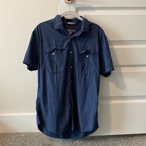 men’s short sleeve button up